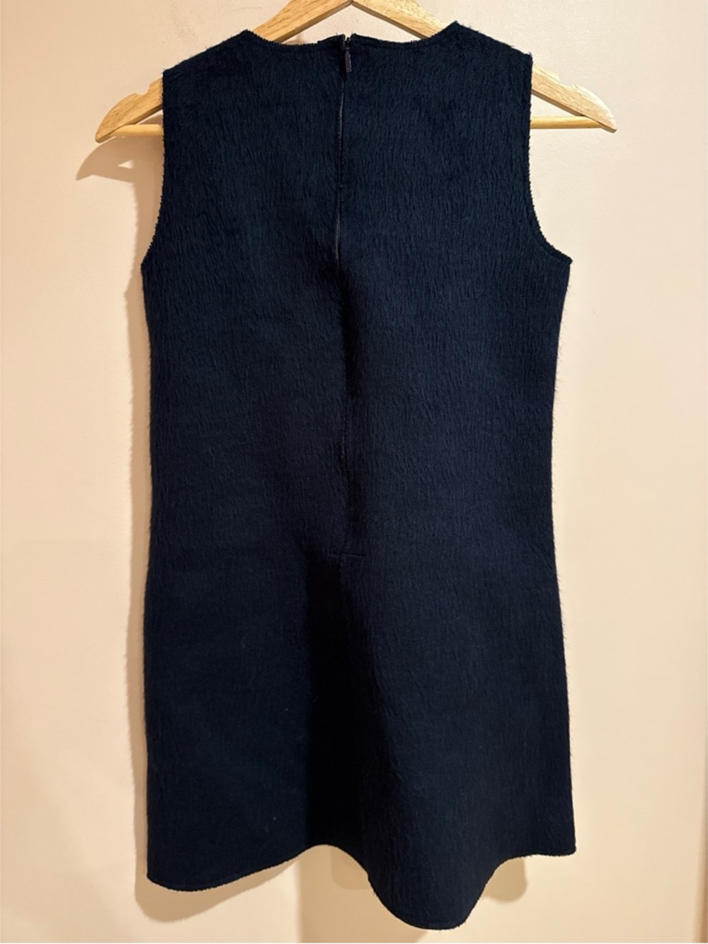 Pinko navy blue sleeveless dress with gold buttons - Picture 2 of 4